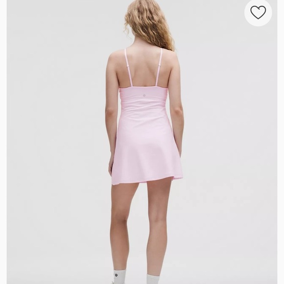 Lululemon Align Side-Slit Cami Dress in Pink Organza - Picture 2 of 8